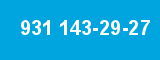 931 143-29-27